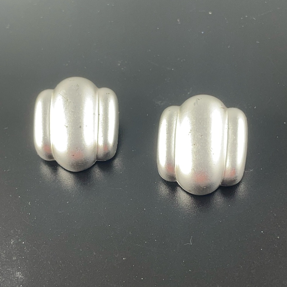 Silver Clip-On Earrings